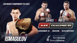 M-1 Challenge 85 event is set for November 10th, Moscow, SC Olympic