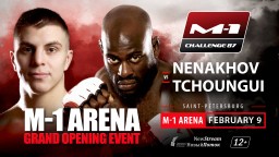 Welterweight bout at M-1 Challenge 87: Charles-Henry Tchoungui, France vs. Artem Nenakhov, Russia.