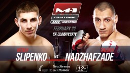 Middleweight bout at M-1 Challenge 88: Talekh Nadzhafzade Azerbaijan vs. Vitaliy Slipenko Russia.