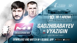 Heavyweight bout at M-1 Challenge 89: Zaur Hajibabayev vs. Anton Vyazigin.