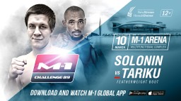 Featherweight bout at M-1 Challenge 89: Elizar Tariku vs. Nikita Solonin