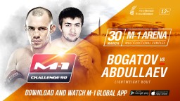 Lightweight bout at M-1 Challenge 90: Tahir Abdullaev vs. Roman Bogatov!