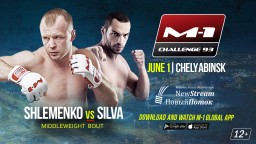 Middleweight super bout Alexander “Storm” Shlemenko vs. Bruno Silva will headline M-1 Challenge 93