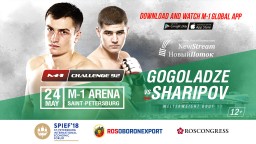Welterweight bout at M-1 Challenge 92: Amiran Gogoladze vs. Temirlan Sharipov