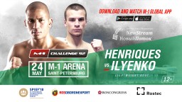 Lightweight bout at M-1 Challenge 92: Helson Henriques vs. Aleksey Ilyenko