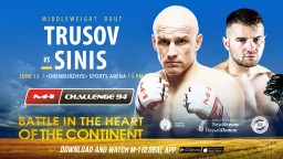Middleweight bout at M-1 Challenge 94: Leonardos Sinis vs. Vladimir Trusov