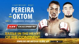 Lightweight bout at M-1 Challenge 94: Rubenilton Pereira vs. Oktom Baktybek