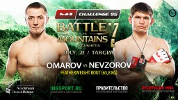 Featherweight bout at M-1 Challenge 95: Zalimbeg Omarov vs. Alexey Nevzorov