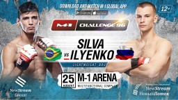 Lightweight bout at M-1 Challenge 96: Michel Silva vs. Aleksey Ilyenko