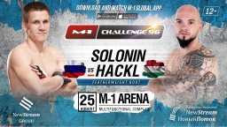 Featherweight bout at M-1 Challenge 96: Rene Hackl vs. Nikita Solonin