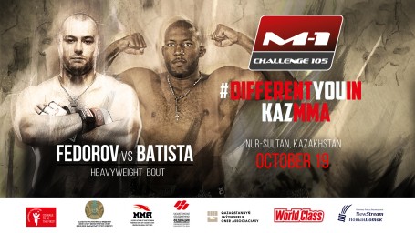 Olympic medalist Michel Batitsta steps in to face Yuriy Fedorov at M-1 Challenge 105