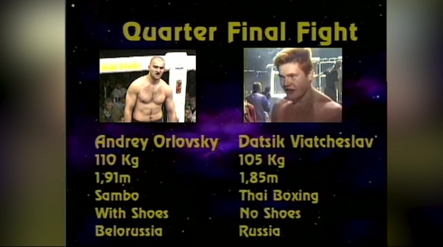 Andrei Arlovski vs Vyacheslav Datsik, M-1 MFC World Championship 1999