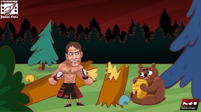 Мультфильм "Битва в Тайге". M-1 Challenge 70 Animated Promo