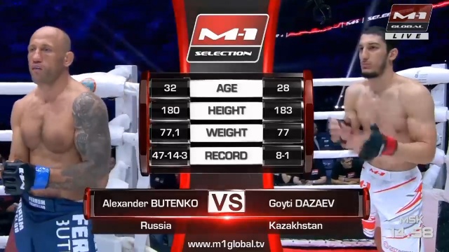 Александр Бутенко vs Гойти Дазаев, M-1 Challenge 102