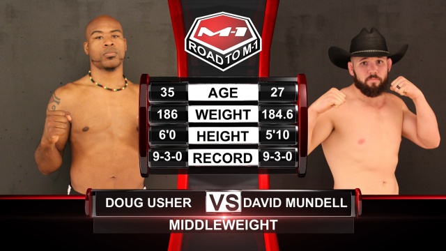 Doug Usher vs David Mundell, Road to M-1: USA - 1
