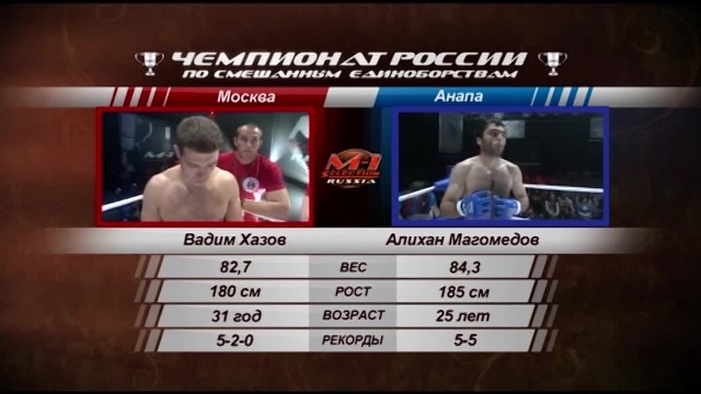 Алихан Магомедов vs Вадим Хазов, M-1 Selection 2009 3