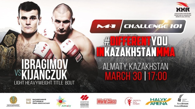 M-1 Challenge 101: Rafal, Kentuc vs Hadith Ibragimov, March 30, Alma-ATA