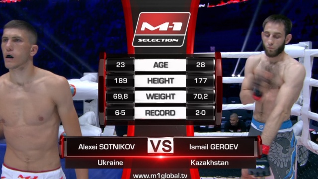 Alexey Sotnikov vs Ismail Geroev, M-1 Challenge 102
