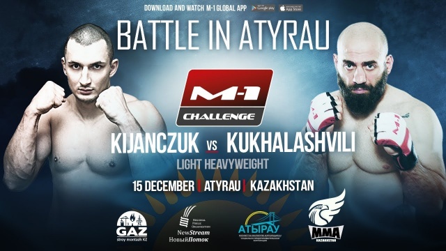 Rafal, Kentuc vs Giga Kukhalashvili, promotional match at M-1 Challenge Battle in Atyrau!