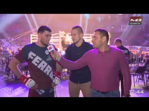Magomed Magomedov, an interview after the victory