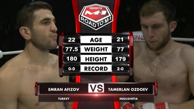 Emran Afizov vs Tamerlan Ozdoev, Road to M-1