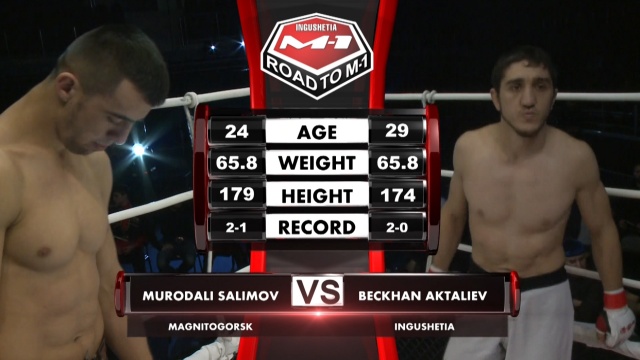 Муродали Салимов vs Бекхан Акталиев, Road to M-1