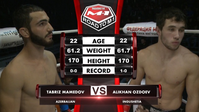 Tabriz Mamedov vs Alikhan Ozdoev, Road to M-1