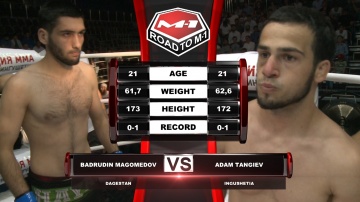Badrudin Magomedov vs Adam Tangiev, Road to M-1