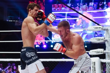 Александр Осетров vs Ленар Сулейманов, M-1 Challenge 83 & Tatfight 5