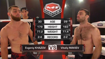 Evgeniy Khazov vs Vitaly Makiev, Road to M-1: Chelyabinsk