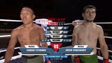 Zandan Tsydenov vs Arsen Shibzukhov, MMA Series 10: M-1 Online & WKG
