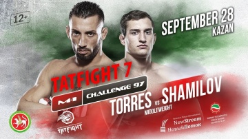 M-1 Challenge 97 & Tatfight 7: Энок Солвес Торрес vs Руслан Шамилов, 28 сентября