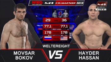 Movsar Bokov vs Hayder Hassan, M-1 Challenge 103