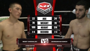 Medet Dzhinaliev vs Akhmadkhan Bokov, Road to M-1