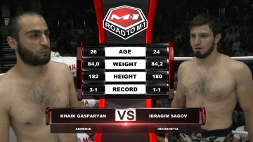 Khaik Gasparyan vs Ibragim Sagov, Road to M-1