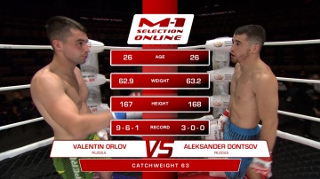 Valentin Orlov vs Alexander Dontsov, M-1 Selection Online 1