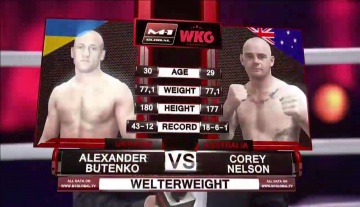 Alexander Butenko vs Corey Nelson, M-1 Challenge 80