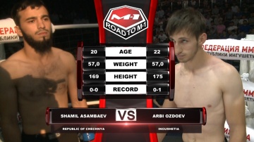 Шамиль Асамбаев vs Арби Оздоев, Road to M-1