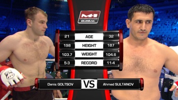 Akhmed Sultanov vs Denis Goltsov, M-1 Global - Fedor vs. Rizzo
