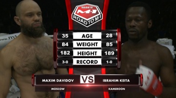 Maksim Davidov vs Ibrahim Keita, Road to M-1
