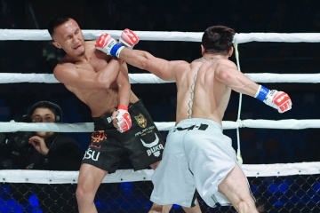 Бека Гогаладзе vs Азамат Маркабаев, M-1 Challenge 105