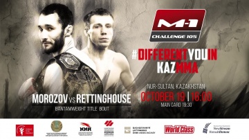 M-1 Challenge 105: Morozov vs Rettinghouse promo, October 19, Nur-Sultan, Kazakhstan