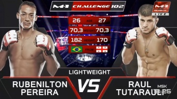 Рубенилтон Перейра vs Раул Тутараули, M-1 Challenge 102
