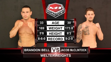 Brandon Bell vs Jacob McClintock, Road to M-1: USA - 1