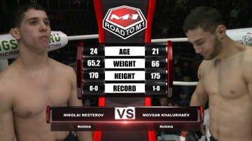 Nikolai Nesterov vs Movsar Khalukhaev, Road to M-1