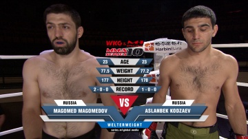 Магомед Магомедов vs Асланбек Кодзаев, MMA Series 10: M-1 Online & WKG