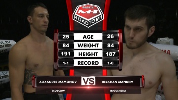 Александр Мамонов vs Бекхан Манкиев, Road to M-1